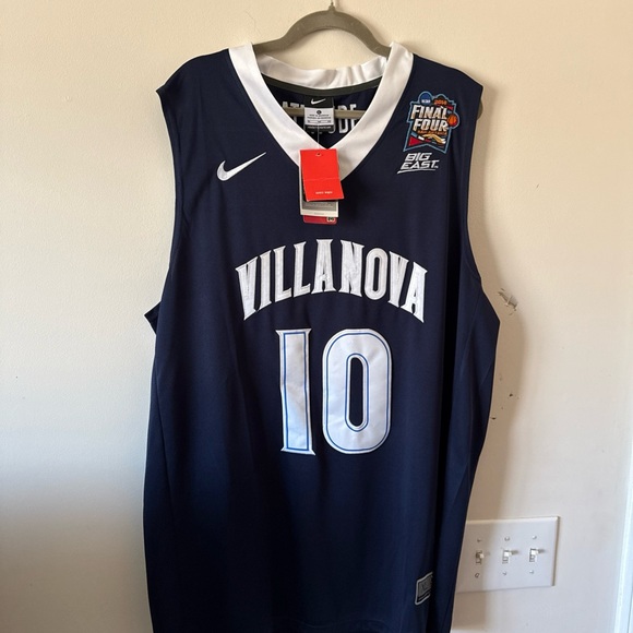 Nike Navy and White Villanova Jersey